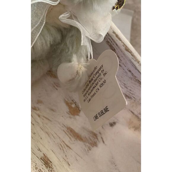 Vintage Green Mohair Bear - Picture 4 of 5